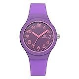 YEARNLY Kinderuhr Lernuhr Mädchen Uhren Jungen Sportlich Kinder Uhr Silikon Armbanduhr