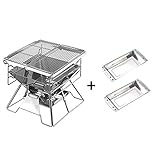 -PORTABILITY SIE ' LL LIEBE: Tragen Sie entlang dieses faltbaren Grills, ohne von einer Schüttgut gezogen zu werden. Es misst 39,3cm (L) x 35cm-W) x 35cm (H) bei der Montage, 40cm (L) x 18cm (W) x 23cm-H), wenn er gefaltet wird, und kommt mit einer robusten Nylontasche für eine saubere Lagerung und einfachen Transport ..