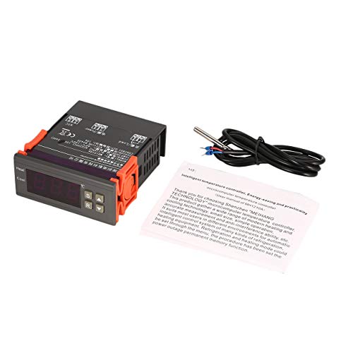 Preisvergleich Produktbild fDEtprintse MH1210A AC / DC 12 V Thermostat Regler Digital LCD Kühlschrank Temperaturregler Thermoelement Controller mit Sensor