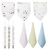 Baberos Practicos : Cuando comen leche, agua, es fácil de mojar y suciar a la ropa de los bebes.los baberos bandana para resolver los problemas , se puede mejor evitar mojadura