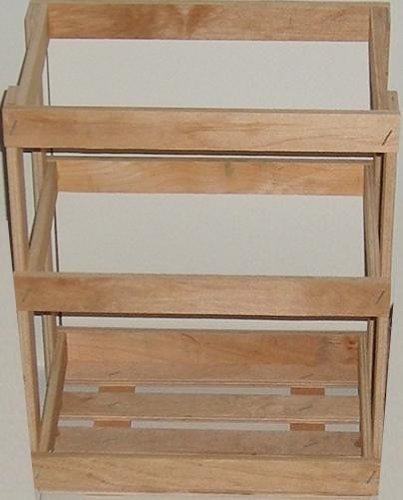 Preisvergleich Produktbild 6er Bierträger aus Holz für 6 Flaschen Bier