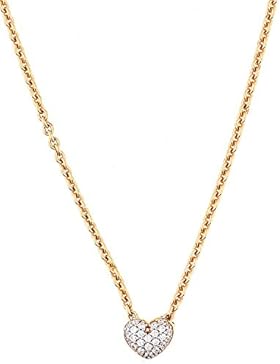 Esprit Damen Halskette 925 Sterling Silber Zirkonia Petite ESNL92942C420