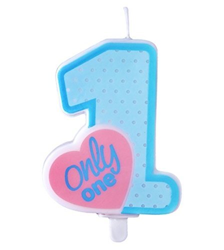 FesteFeiern® Kinder-Geburtstagsdeko erster 1. Geburtstag | 20 Teile für Jungen hellblau, blau und bunt mit Wimpel, Laternen und Luftballons. (1. Party Set) - 7