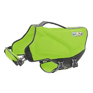 Outward Hound Dawson Swim Green Dog Life Jacket, Small