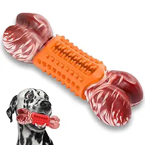 Tough Dog Toys for Aggressive Chewers Large Breed, Apasiri Dog Chew Toys, Durable Dog Toys, Dog Bones Made with Nylon and Rubber, Big Indestructible Dog Toy, Medium Puppy Chew Toys Teething chew Toys
