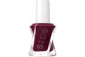 essie Gel Couture Longlasting High Shine, No UV Lamp Required, Nail Polish, Dark Burgundy Red Colour, Shade 370 Model Clicks, 13.5 ml (Pack of 1)