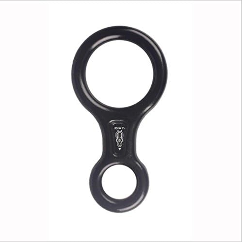 LZH SPORT 2 Pcs 35 KN Figure 8 Descender Rock Climbing Belaying Device For Outdoor Recreation Search Rescue