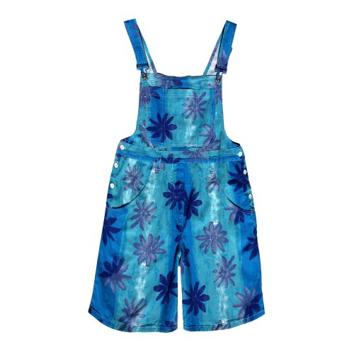 New Tropically Exoctic Dungarees Shorts PLaySuit 8~18 (14)