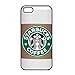 Produktbild Coffee Brand für Schützende Handyhülle,Starbucks Brand Handyhülle Apple iPhone 5/5S/SE Cell Hülle,Apple iPhone 5/5S/SE Starbucks Logo Handyhülle