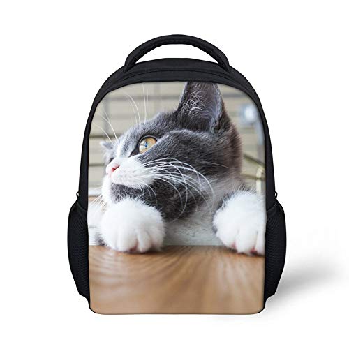 Preisvergleich Produktbild Katzenrucksack für Kleinkinder 12 Zoll personalisierte süße kleine Umhängetasche (Color : -, Size : -)