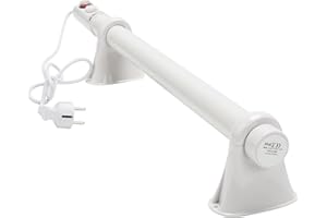 Tubiaz 90W Elektrische Heizung für Gewächshäuser mit eingebautem,Ideal für Schränke und Gewächshäuser