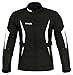Produktbild Bangla Sportliche Damen Motorradjacke Touren Jacke Textil B-104 Schwarz weiss M