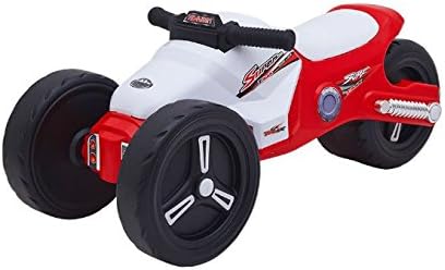 Fun Push Along Foot To Floor Ride On Bike - Quick And Easy To Assemble - Can Steer Left, Right, Forward, And Reverse