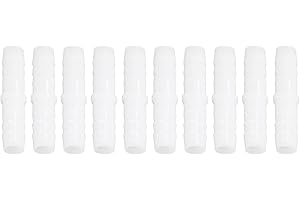 PISSENTE 10 Pi¨¨ces Raccord de Tuyau en Plastique, Connecteur Droit Joint de Pagode Diam¨¨tre ¨¦gal Tuyau Droit Joints en Plastique Tuyau Connecteur de Tuyau Accessoires Joint de Tuyau