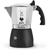 Bialetti Brikka Moka pot 0.1 L Black, Stainless steel