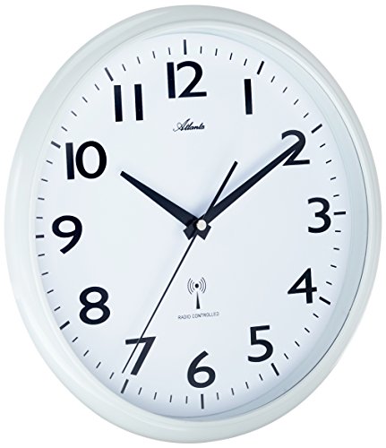 Preisvergleich Produktbild Atlanta Wanduhren Analog weiß 4213-0