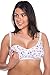 Gemm Non Wire Cotton Maternity Nursing Feeding Plus Size Bra White Floral