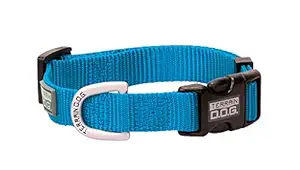 Terrain D.O.G. Nylon Adjustable Snap-N-Go Dog Collar, Small, Blue