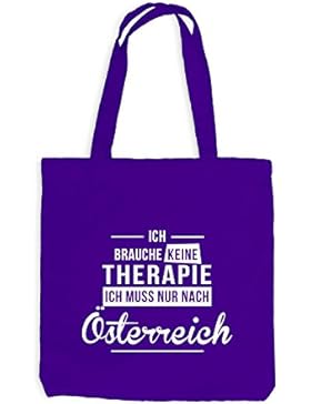 Jutebeutel - Ich Brauche Keine Therapie Österreich - Therapy Urlaub Austria