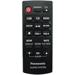 Control remoto para Panasonic SC-HC195EG-K - Con dos pilas 121AV AAA incluidas