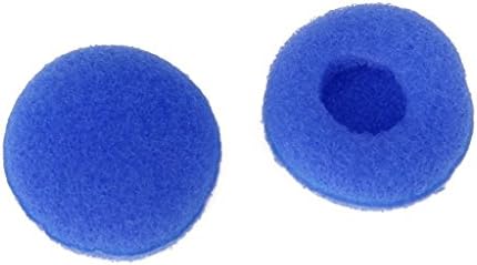 FREEDALE 1 Pair Foam Earbud Earpad Ear Bud Pad Replacement Sponge Covers for Earphone, MP3 MP4 Ipod Iphone Itouch Ipad Headsets (Blue)