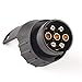 Produktbild 12V Abschleppdose Auto Anhänger LKW 7 Pin auf 13 Pin Stecker Adapter Konverter