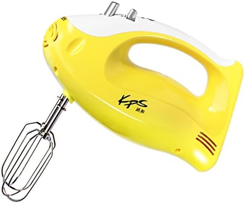 Ali Machine Electric Mixer Stainless Steel Bakeware Mini Small Handheld Beat Cream ( Color : Yellow )