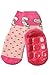 Weri Spezials Baby-Unisex Terry ABS Rabbit Slippers Anti Non Slip Socks 9-12 Months Rose