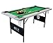 Produktbild Billard Table Faltungspool Steady Modern Space Sparen Billard Table Game für Kinder und Erwachsene mit Cues, Ball, Kreide, Rack, Brush Green