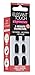 Elegant Touch Pre-Glued Express Nails, Polished Black