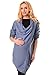 Purpless Maternity and Nursing Cardigan 9005 (UK 12-14, Blue Jeans)