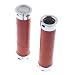 Produktbild Brooks Slender Leder Lenkergriffe 130 mm, Slender, Farbe rot