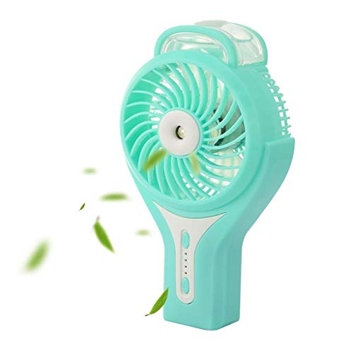 Preisvergleich Produktbild TianranRT Usb-Lüfter,Mini-Lüfter,Wiederauflad... Usb-Lüfter,Tragbarer Persönlicher Wasserstrahl-Lüfter,Blau