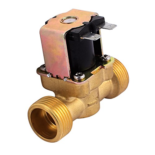 sourcingmap® G3/4″Wasser Messing Ventil Normal eng elektromagnetisch Magnetventil 220V3-25L/M - 5