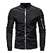 Produktbild Sannysis Herren Slim Fit Pullover Langarm Mantel Herren Herbst Winter Casual Solid Zipper Jacke Top Bluse Outwear