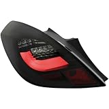 Ausführung: schwarz/ rauch Dectane RO25ASLBSL LED Rückleuchten, Schwarz/Smoke