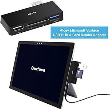 Alcey Microsoft Surface USB HUB 3.0 & 2-Slot Card Reader 4