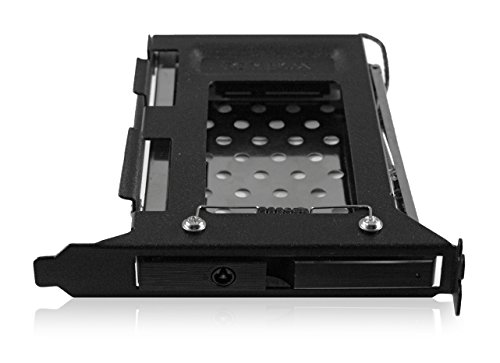 Icy Box IB-2207StS Wechselrahmen für 2,5″ (6,35 cm) SATA HDD/SSD passend für einen PCI-Erweiterungsschacht mit SATA III und EasySwap schwarz - 5
