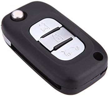 PreAdvisor£¨TM) Remote Uncut Blade Flip Fob Folding Car Key Shell for Renault Clio Megane Kangoo Modus 3 Buttons Car Key Case Cover