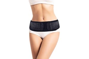 Thx4COPPER Compression Adjustable Sacroiliac Hip Waist Compression Belt, Lower Back Support Brace, Pain Relief for Sciatica, Pelvis, Lumbar,Nerve,Leg,SI Joint,Anti-Slip Pelvic for Men/Women