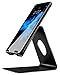Price comparison product image MoKo Cell Phone Stand Holder, Aluminium Alloy Smartphone Desktop Dock Stand for Phones, Fits iPhone Xs/Xs Max/XR, Galaxy S9/S9 Plus/S8/S8 Plus/Note9, MOTO, Nokia, Google, HTC, LG and More, Black