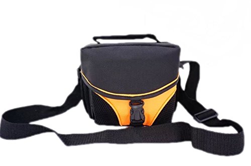 PDXD-share Housse de protection universelle en nylon DSLR SLR Sac pour Nikon J5 J4 J3 J2 V3 S2 Cam  ra  Nikon P600 P900S P610S L340 L830 P530 num  rique  Jaune 