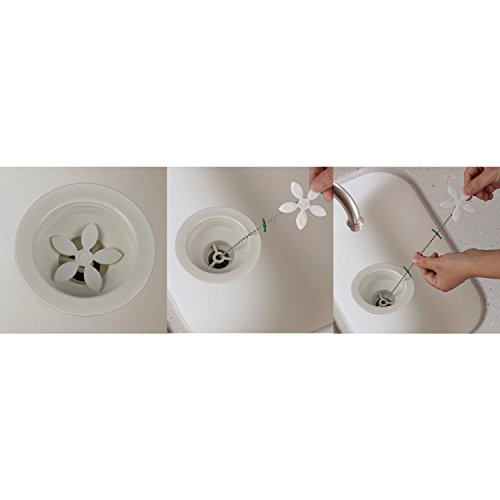 Haarfänger für Abfluss, eLander Badewannen Abfluss kette [3er Pack] Haar Blocker, gegen Verstopfen, Haar Entferner, Schutz vor Verstopfen - 3