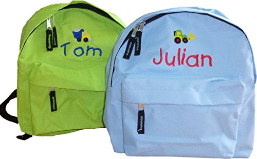 Kinder-Kindergarten Rucksack mit Namen & Motiv bestickt - 3
