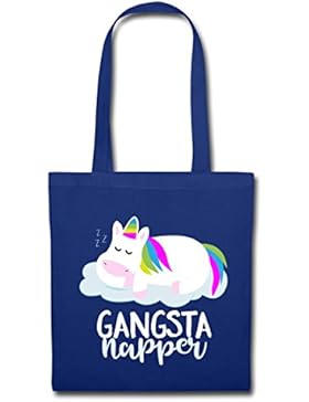 Schlafendes Einhorn Gangsta Napper Stoffbeutel von Spreadshirt®
