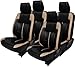 Khushal Leatherite Car Seat Cover for Hyundai i10 Grand KS004HI10G Black/Beige with free Steering Cover RS.2900.00