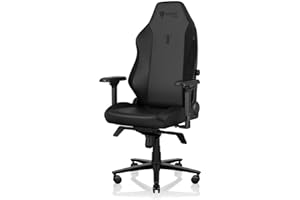 Secretlab TITAN Evo Black Gaming Chair - Reclining - Ergonomic & Heavy Duty Computer Chair with 4D Armrests - Magnetic Head Pillow & Lumbar Support - Big and Tall Up To 180kg - Black - Leatherette