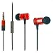 Produktbild OKCS In-Ear Kopfhörer Headset Earpod kraftvoller Bass für iPhone, Xperia, Galaxy, UVM. - Farbe Rot