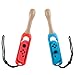 Produktbild Drum Stick für Nintendo Switch Joy-Controller, Yocktec Drumstick Twin Pack für Switch Taiko-Drum-Spiele, wie Taiko Drum Master, Bongo Touch 2 HD (Rot + Blau)