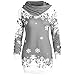 Produktbild Soupliebe Frauen Weihnachten 3D Party Schneeflocke Lover Print Top Hoodie Sweatshirt Pullover Kapuzen Langarmshirt Sweatjacke Kapuzenpullover